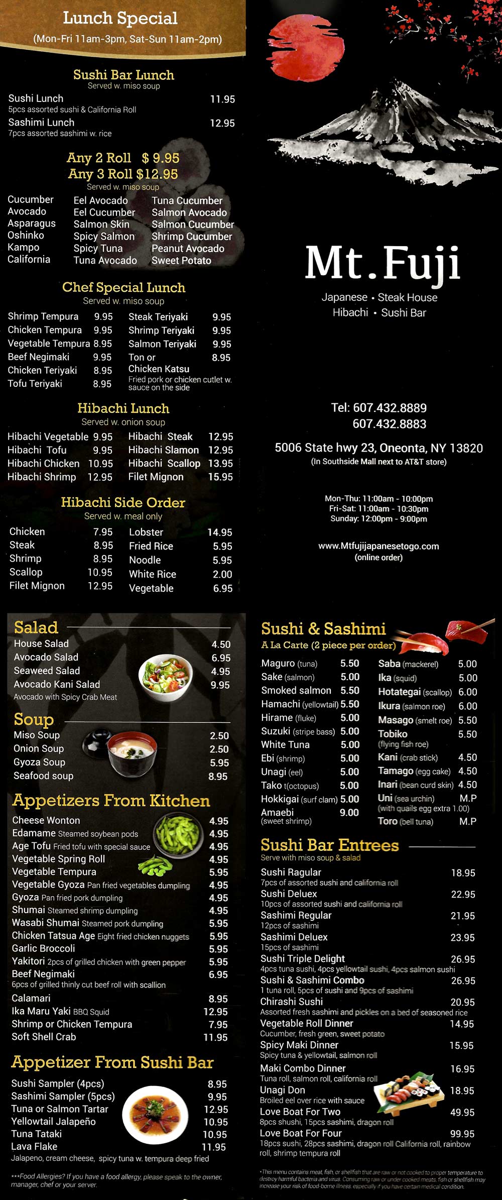 Home Mt. Fuji Japanese Steakhouse